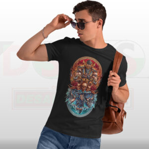 Sub-Zero vs Scorpion Fire and Ice T-Shirt – Mortal Kombat Graphic Tee