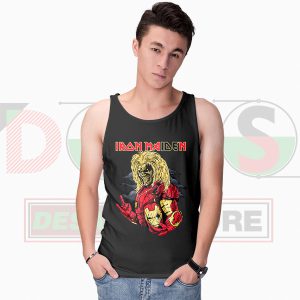 Tank Top Iron Maiden Metal Iron Man All Power