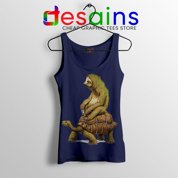 Tank Tops Navy Speed is Relative Sloth Funny Meme Babby