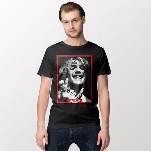 Tshirt Black Lil Peep American Rapper Smile Face