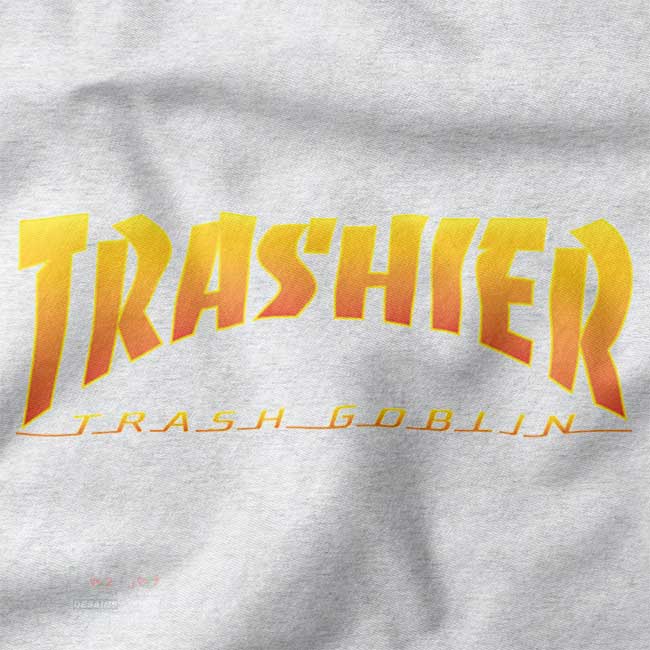 Urban goblin themed skate summer top