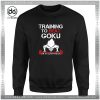 Cheap Graphic Sweatshirt Training to Beat Goku Dragon Ball
