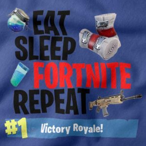 Battle Royale Fortnite Repeat Graphic Hoodie
