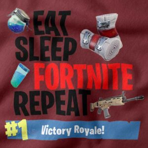 Battle Royale Gamer Tank Top Fortnite Repeat Graphic