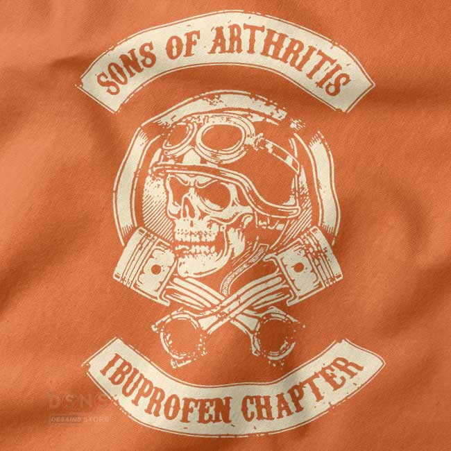 Biker humor hoodie Sons of Arthritis Ibuprofen Chapter 3