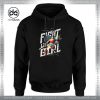 Cheap Graphic Hoodie Fight like a girl Wonder Woman