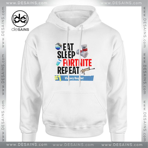 Cheap Graphic Hoodie Fortnite Eat Sleep Fortnite Repeat