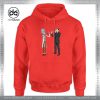 Cheap Graphic Hoodie Funny Rick And Archer With Drink Wine