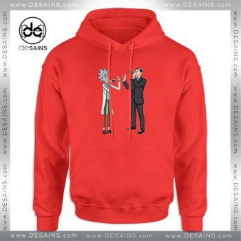 Cheap Graphic Hoodie Funny Rick And Archer With Drink Wine
