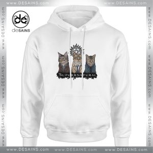 Cheap Graphic Hoodie Supurrnatural Cat Supernatural TV Series