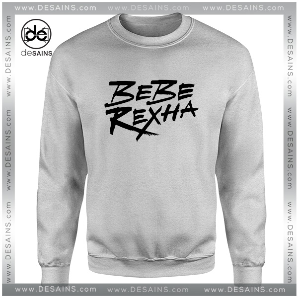 Cheap Graphic Sweatshirt Bebe Rexha Logo Art Size S-3XL