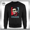 Cheap Graphic Sweatshirt Ian Malcolm Chaos Poster