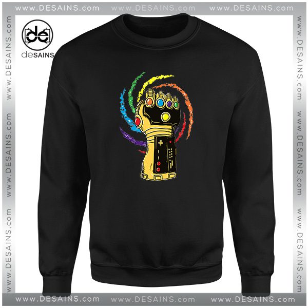 Cheap Graphic Sweatshirt Infinity Gauntlet Thanos Power