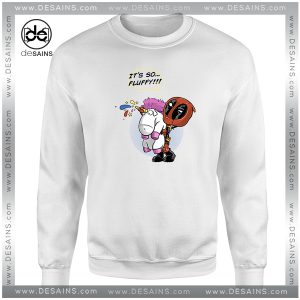 Cheap Graphic Sweatshirt Its so Fluffy Deadpool Size S-3XL