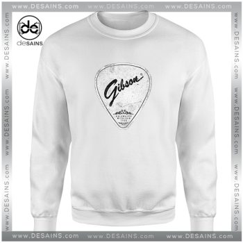 Cheap Graphic Sweatshirt Legendary Guitar Pick Mashup Gibson