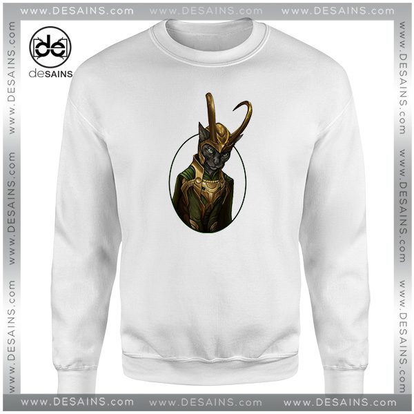 Cheap Graphic Sweatshirt Lokitty Funny Loki Marvel Avengers