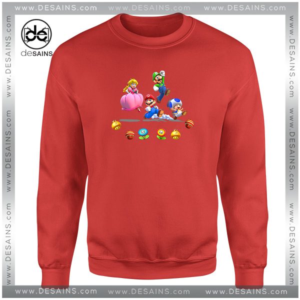 Sweatshirt Super Mario Friends Characters Game