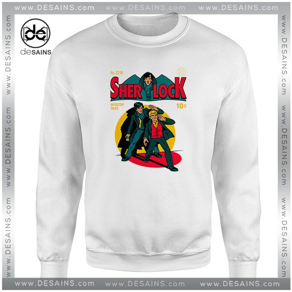 Cheap Graphic Sweatshirt Sherlock Holmes Comics Poster