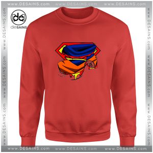 Cheap Graphic Sweatshirt Super Goku Superman Logo Size S-3XL