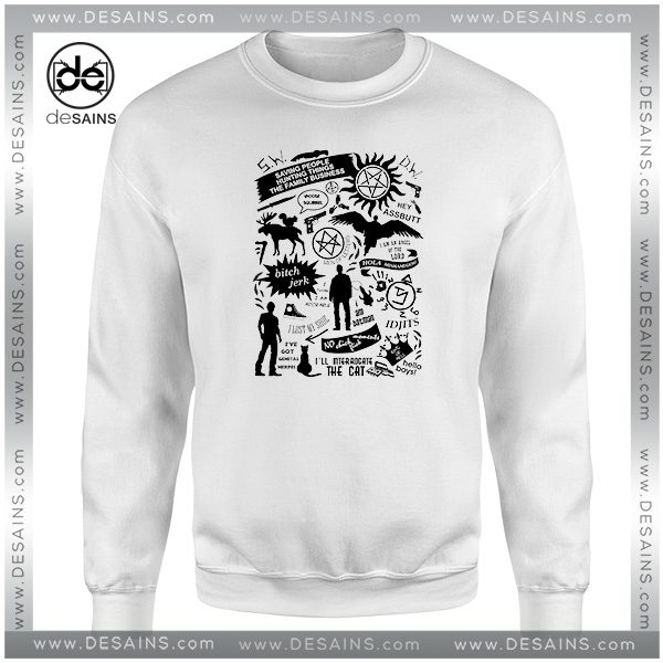 Sweatshirt Supernatural Stuff American Dark Fantasy Sweater Tv Series