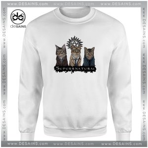 Cheap Graphic Sweatshirt Supurrnatural Cat Supernatural TV Series