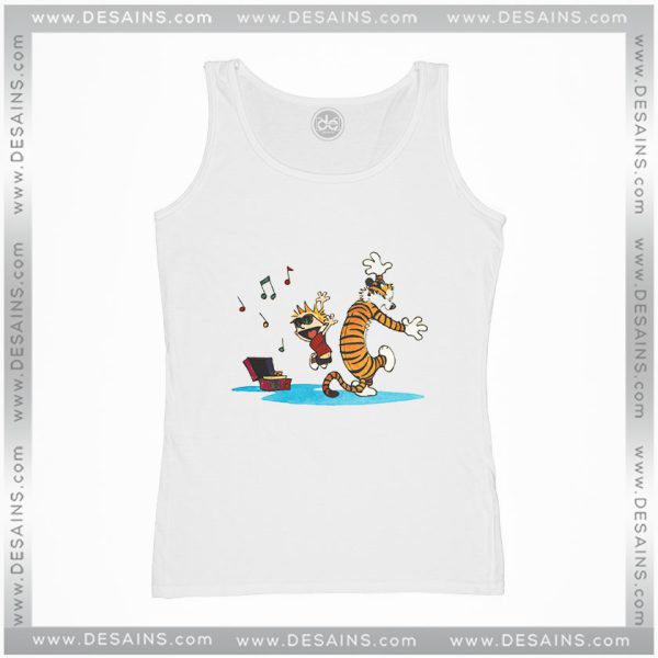 Buy Tank Top Calvin and Hobbes Dance and Happy