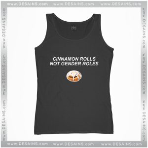 Cheap Graphic Tank Top Cinnamon Rolls Not Gender Roles