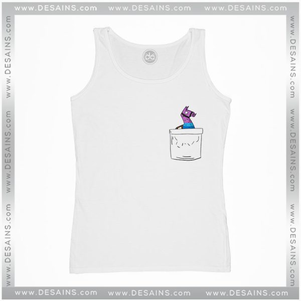 Cheap Graphic Tank Top Fortnite Battle Royale Pocket Lama