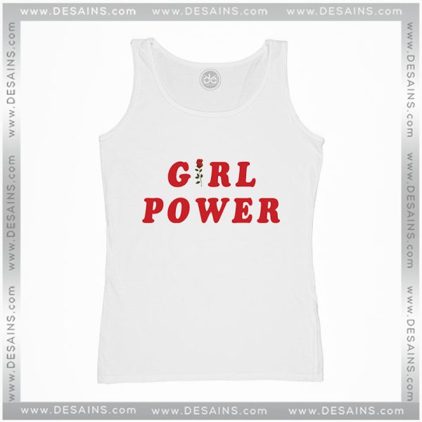 Cheap Graphic Tank Top Girl Power Shirt