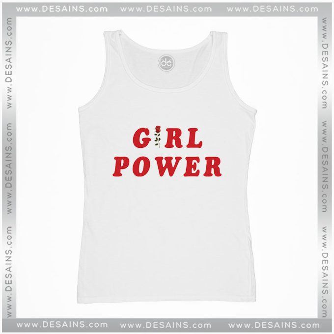 Cheap Graphic Tank Top Girl Power Shirt