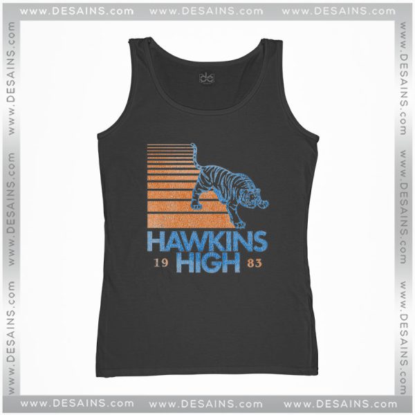 Cheap Graphic Tank Top Hawkins High Stranger Things