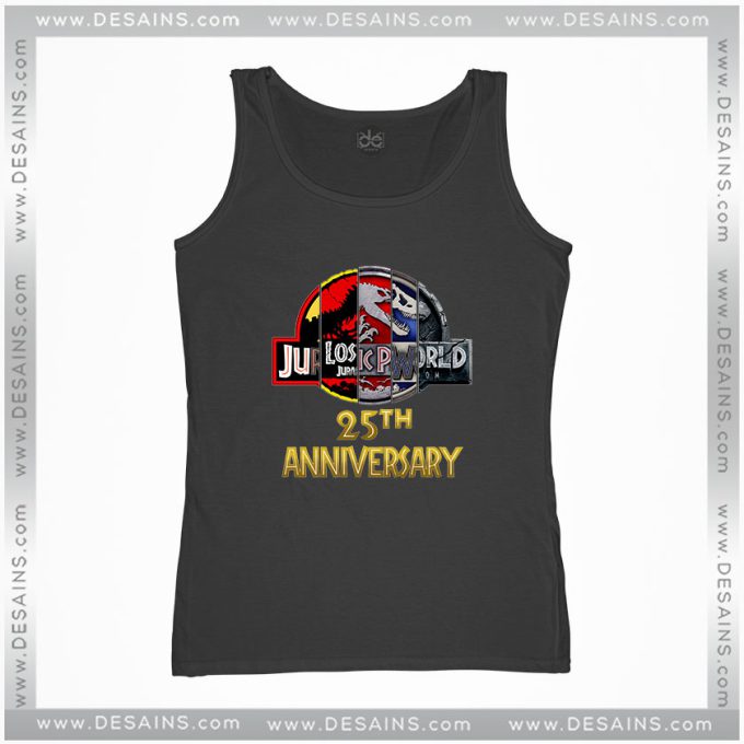 Cheap Graphic Tank Top Jurassic Park 25th Anniversary