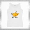 Cheap Graphic Tank Top Not Today Pikachu Pokemon