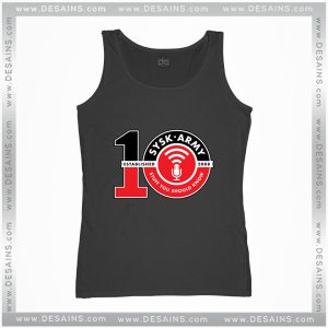 Cheap Graphic Tank Top SYSK Army 10 Year Logo