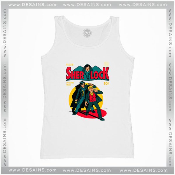 Cheap Graphic Tank Top Sherlock Holmes Comics Poster