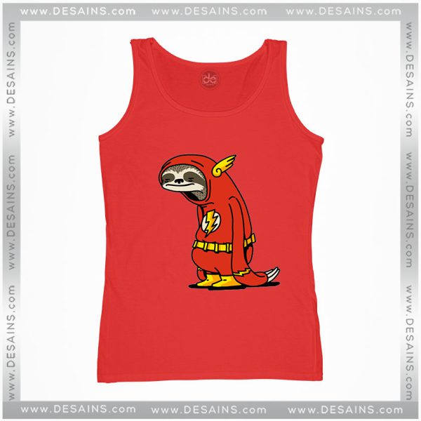 Cheap Graphic Tank Top The Flash Sloth Slowest Size S-3XL