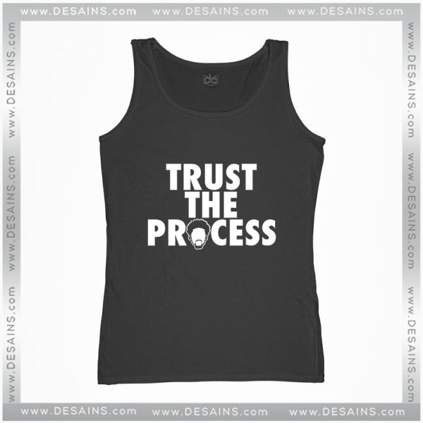 Cheap Graphic Tank Top Trust The Process Philadelphia 76ers