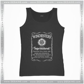 Cheap Graphic Tank Top Winchester Family Supernatural Quality