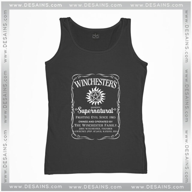 Tank Top Winchester Family Supernatural Quality