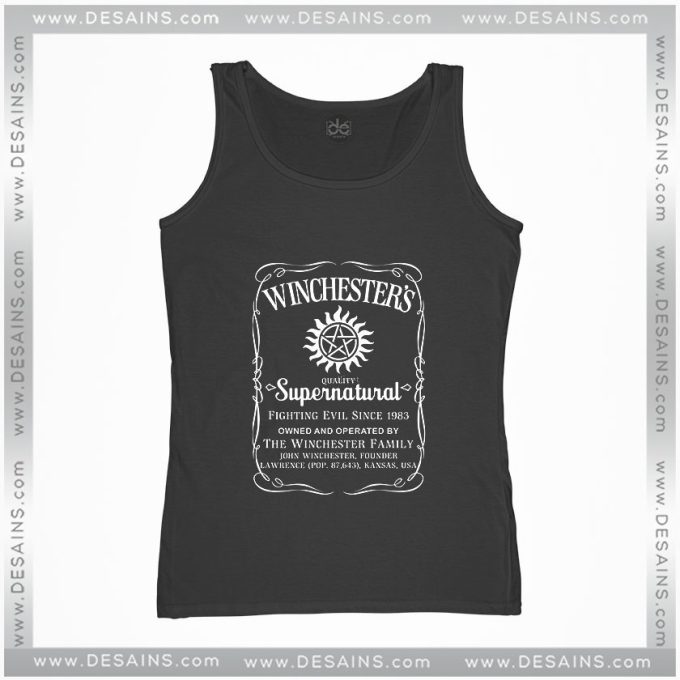 Tank Top Winchester Family Supernatural Quality