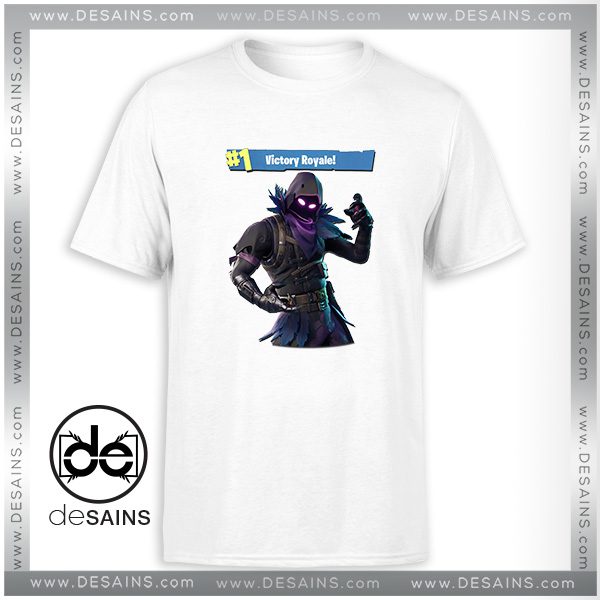 Cheap Tee Shirt Fortnite Raven Victory Royale Tshirt Size S-3XL