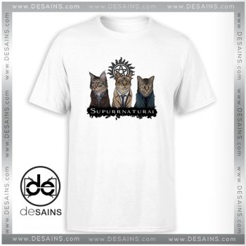 Cheap Tee Shirt Supurrnatural Cat Supernatural TV Series Tshirt Size S-3XL