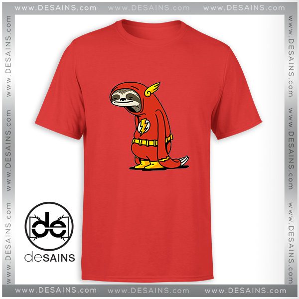 Cheap Tee Shirt The Flash Sloth Slowest Tshirt Size S-3XL
