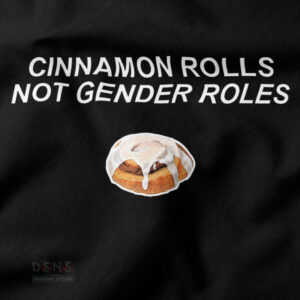 Cute cinnamon rolls feminist statement graphic tank top design