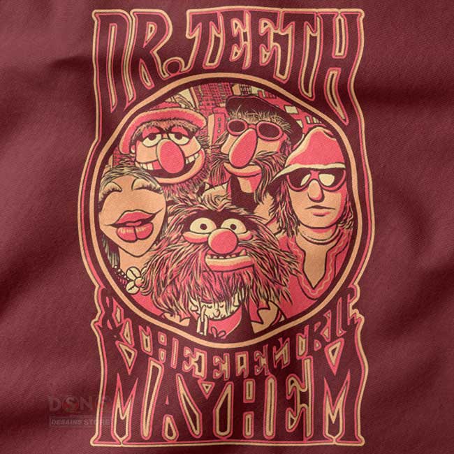 Dr Teeth Muppet music pop culture hoodie
