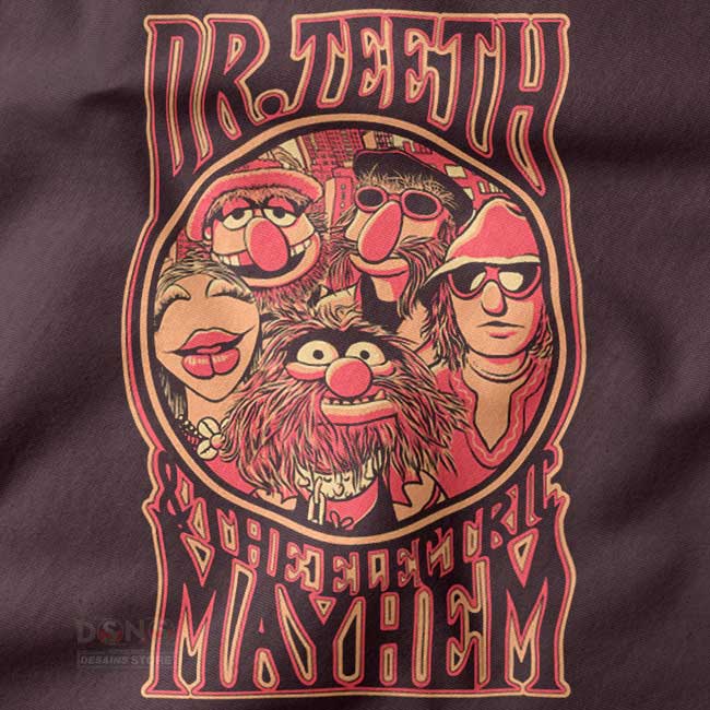 Dr Teeth Muppet music pop culture sweatshirt