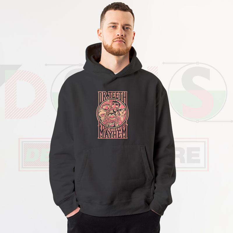 Dr. Teeth and The Electric Mayhem Hoodie – Retro Muppet Band Pullover