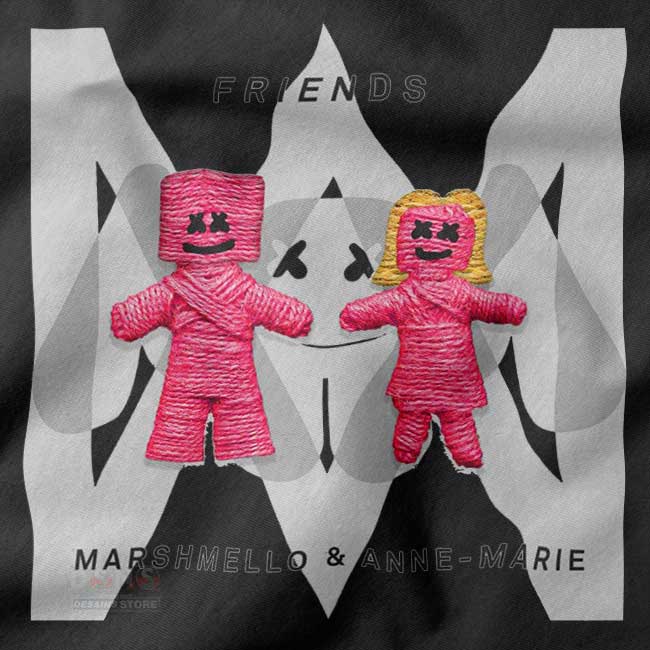 EDM festival Marshmello graphic hoodie