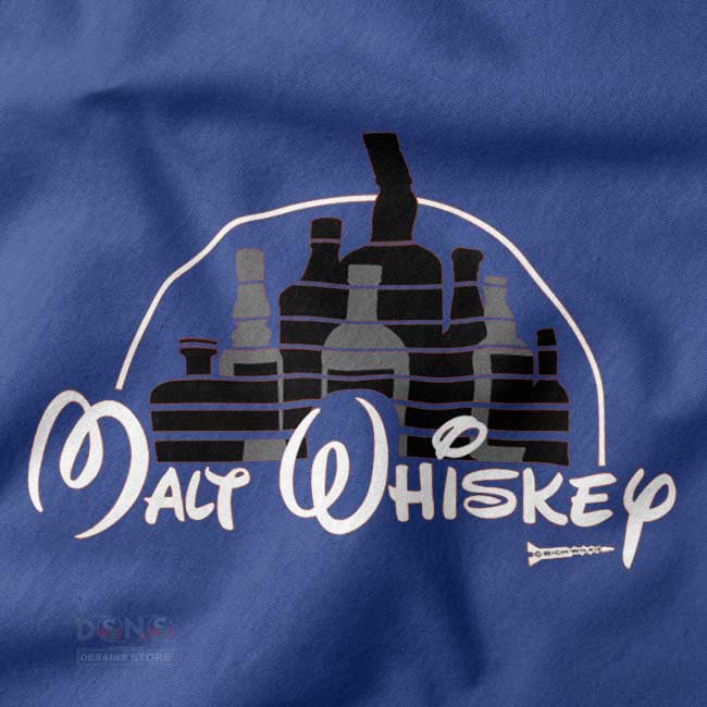 Funny humor sweatshirt with Malt Whiskey parody text