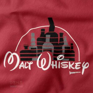 Funny wordplay hoodie Malt Whiskey Not Walt Disney